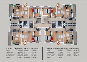 Строительный проект в Кепезе, Анталия