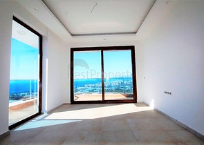 Квартира с видом на море в новом комплексе Каргыджака