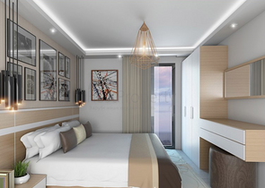 Квартиры 4+1 в Гюзельоба Лара