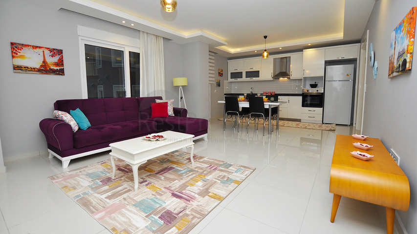 Меблированная квартира 1+1 в районе Махмутлар