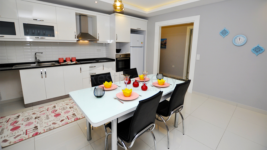 Меблированная квартира 1+1 в районе Махмутлар