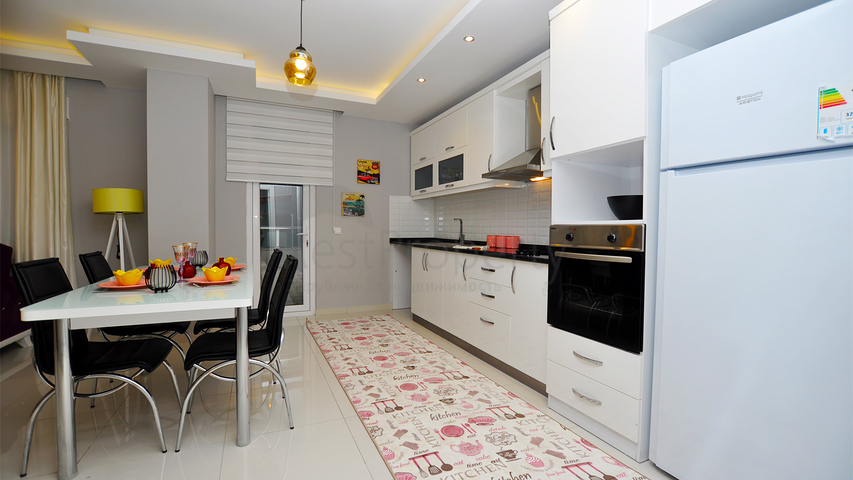 Меблированная квартира 1+1 в районе Махмутлар