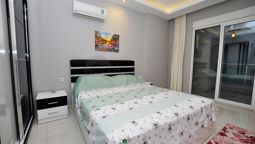 Меблированная квартира 1+1 в районе Махмутлар