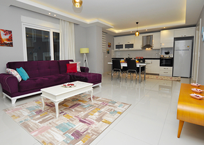 Меблированная квартира 1+1 в районе Махмутлар