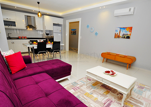 Меблированная квартира 1+1 в районе Махмутлар