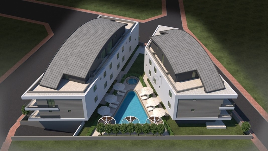 Квартиры 2+1 в комплексе Гюзельоба Лара Анталья