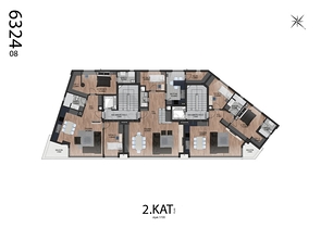 Квартиры 2+1 в комплексе Гюзельоба Лара Анталья