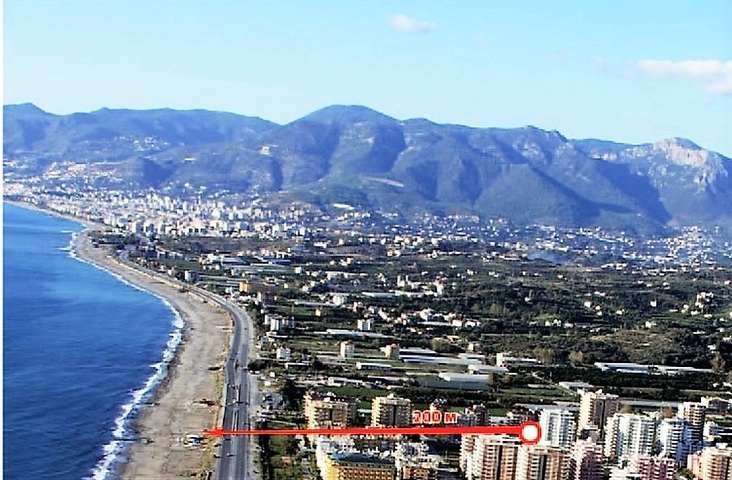 Меблированная квартира планировки 1+1 в Махмутларе