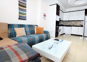 Меблированная квартира планировки 1+1 в Махмутларе