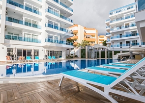 Квартира 1+1 в благоустроенном комплексе Авсаллара