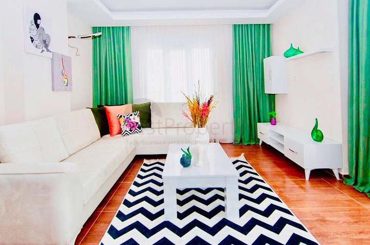 Двухкомнатная квартира в районе Махмутлар