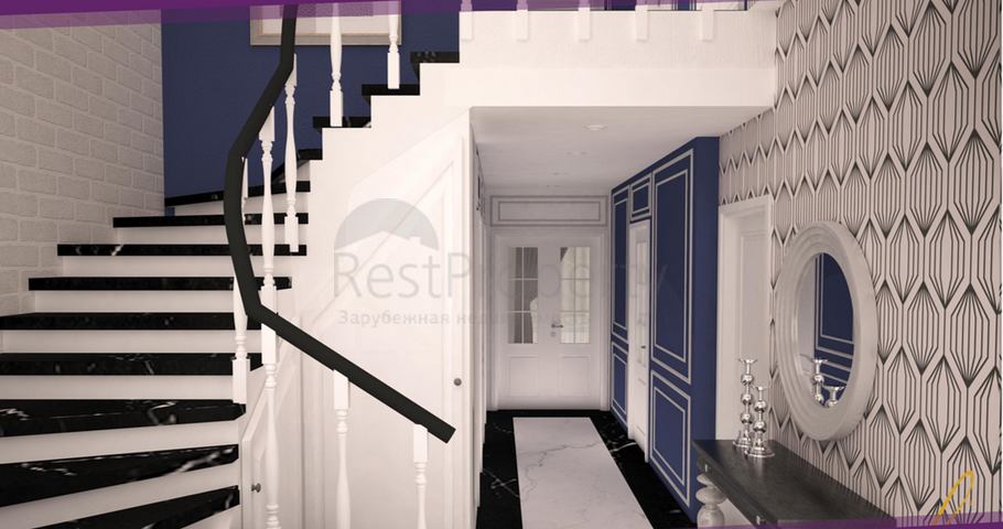 Виллы 4+1 в комплексе в Дошемеальты Анталья