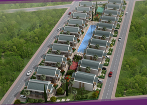 Виллы 4+1 в комплексе в Дошемеальты Анталья