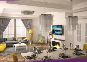 Виллы 4+1 в комплексе в Дошемеальты Анталья