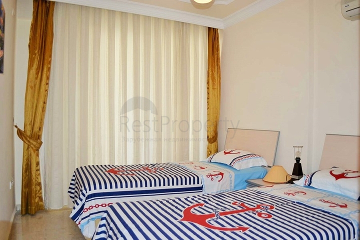 Меблированная квартира 2+1 в районе Махмутлар