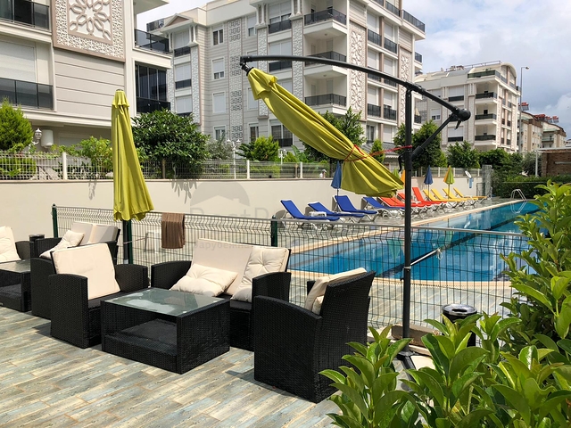 Квартира 1+1 с мебелью в микрорайоне Хурма Коньяалты Анталья