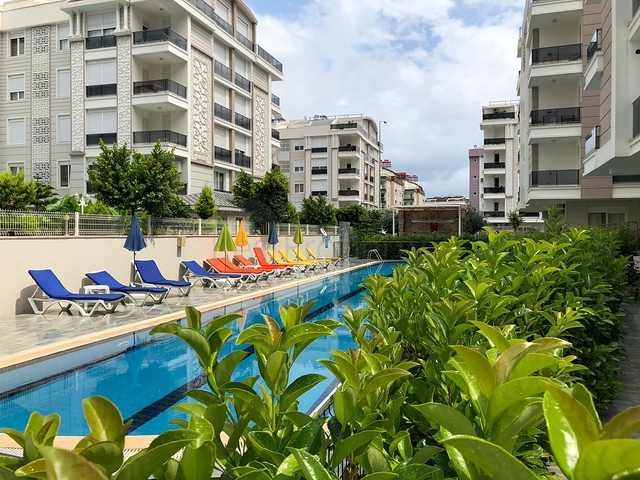 Квартира 1+1 с мебелью в микрорайоне Хурма Коньяалты Анталья