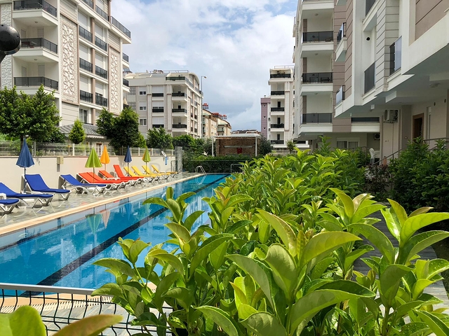 Квартира 1+1 с мебелью в микрорайоне Хурма Коньяалты Анталья