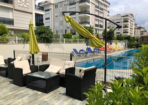 Квартира 1+1 с мебелью в микрорайоне Хурма Коньяалты Анталья