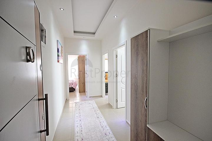 Трехкомнатная квартира с мебелью в районе Махмутлар