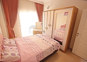 Трехкомнатная квартира с мебелью в районе Махмутлар