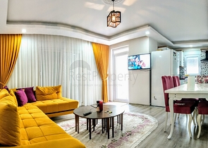 Квартира 2+1 с мебелью в микрорайоне Хурма Коньяалты 