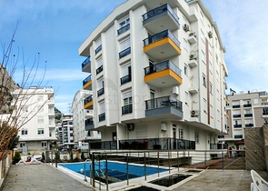 Квартира 2+1 с мебелью в микрорайоне Хурма Коньяалты 