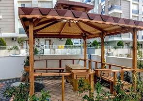 Квартира 2+1 с мебелью в микрорайоне Хурма Коньяалты 