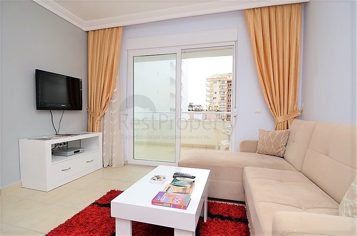 Меблированная квартира планировки 1+1 в Махмутларе