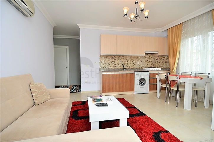 Меблированная квартира планировки 1+1 в Махмутларе