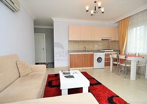 Меблированная квартира планировки 1+1 в Махмутларе