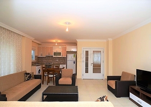 Меблированная квартира планировкой 2+1 в Махмутларе