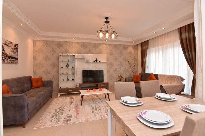 Меблированная квартира 3+1 для всей семьи в Махмутларе