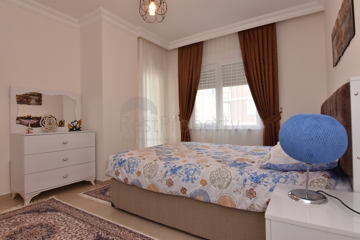 Меблированная квартира 3+1 для всей семьи в Махмутларе