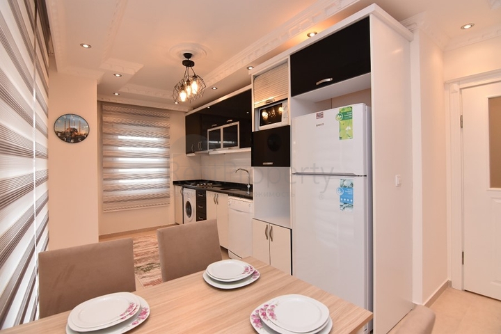 Меблированная квартира 3+1 для всей семьи в Махмутларе