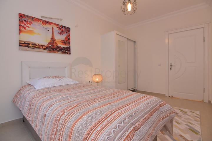 Меблированная квартира 3+1 для всей семьи в Махмутларе