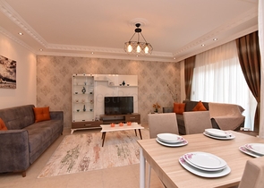 Меблированная квартира 3+1 для всей семьи в Махмутларе