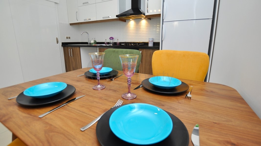 Меблированная квартира планировкой 1+1 в Махмутларе