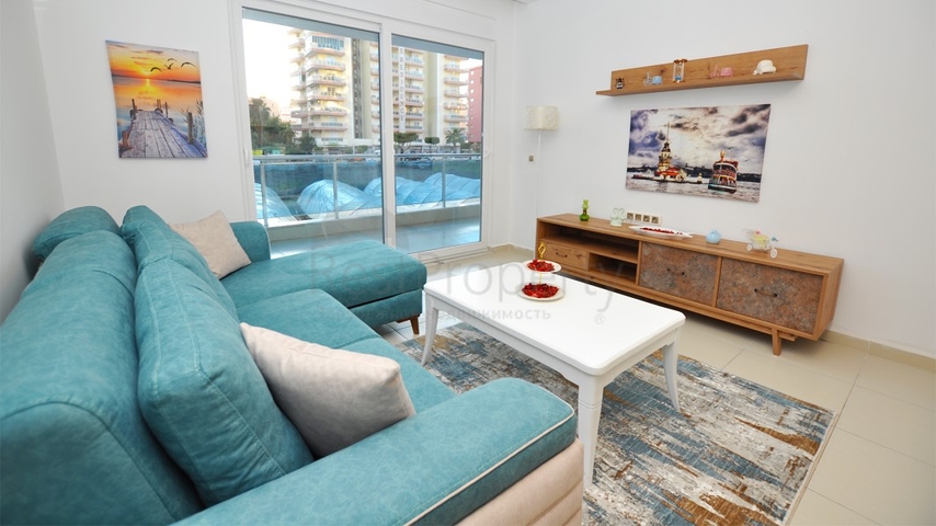 Меблированная квартира планировкой 1+1 в Махмутларе