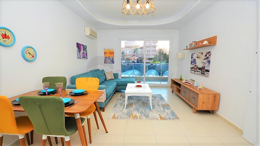 Меблированная квартира планировкой 1+1 в Махмутларе