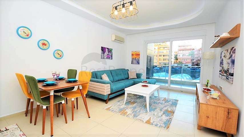 Меблированная квартира планировкой 1+1 в Махмутларе