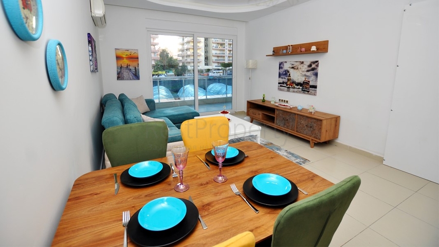 Меблированная квартира планировкой 1+1 в Махмутларе