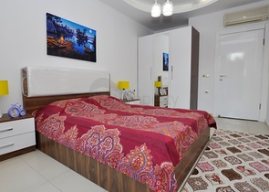 Меблированная квартира планировкой 1+1 в Махмутларе