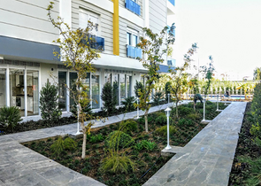 Квартира 1+1 в новом комплексе с газовым отоплением