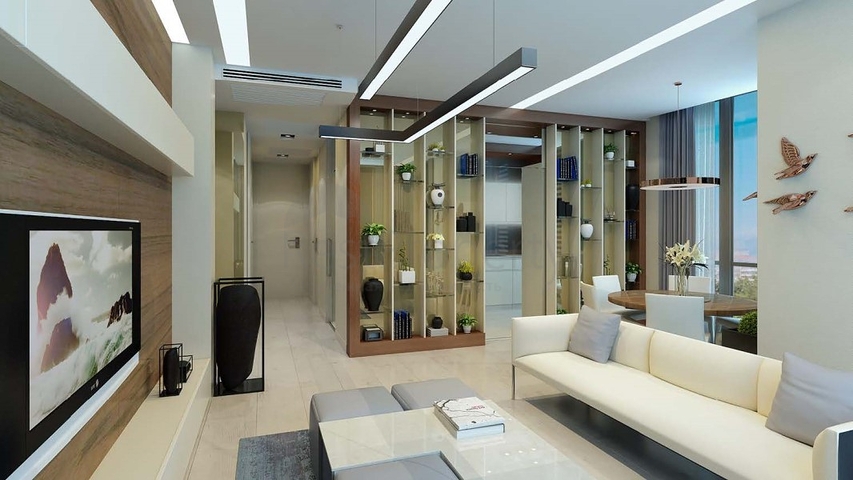 Квартиры 2+1 и 3+1 вс видом на море в центре Анталии