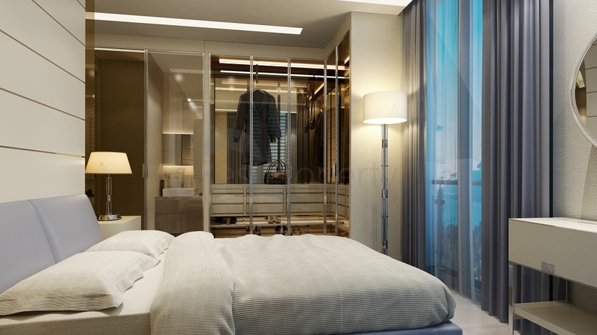 Квартиры 2+1 и 3+1 вс видом на море в центре Анталии