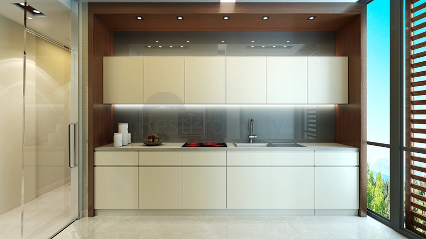 Квартиры 2+1 и 3+1 вс видом на море в центре Анталии