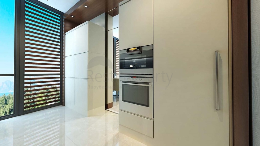 Квартиры 2+1 и 3+1 вс видом на море в центре Анталии