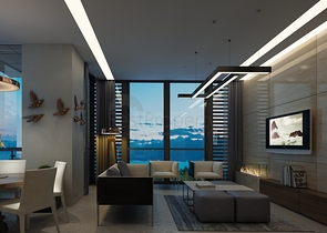 Квартиры 2+1 и 3+1 вс видом на море в центре Анталии