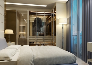 Квартиры 2+1 и 3+1 вс видом на море в центре Анталии